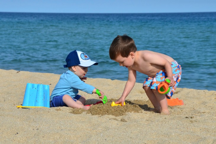 Boys at the Beach