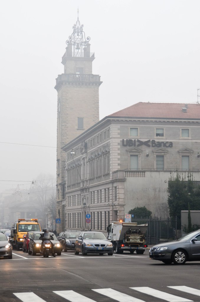Bergamo in Fog